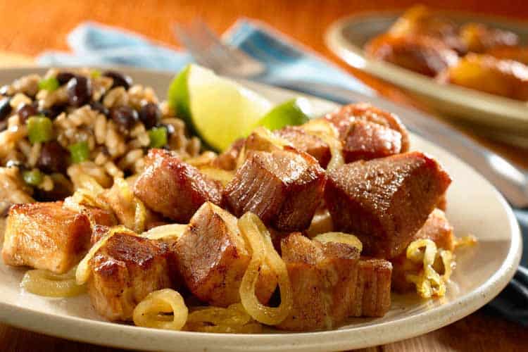 masas de cerdo fritas