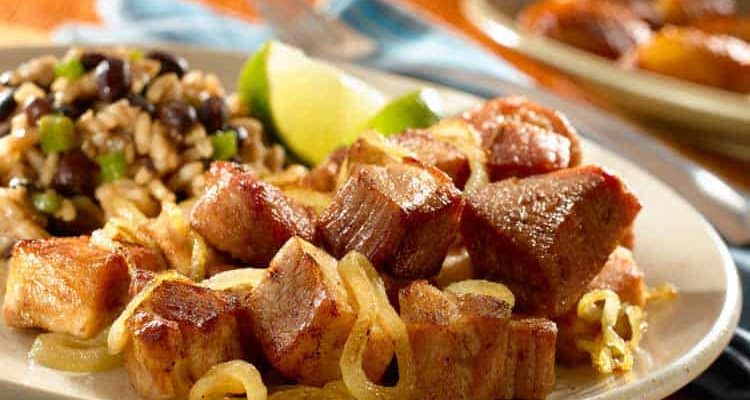 masas de cerdo fritas